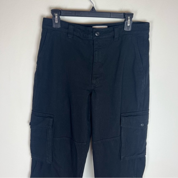 Aritzia TNA Cargo Supply Pants Black Size 10 B9 - Picture 4 of 9